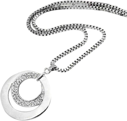 Necklaces for Women Infinity Love Heart Letter Pendant Charm Engagement Crystal Rhinestone Necklace Jewelry Gifts for Wife, Birthday or Chrismas Holiday Gift for Her, Mom, Girlfriends
