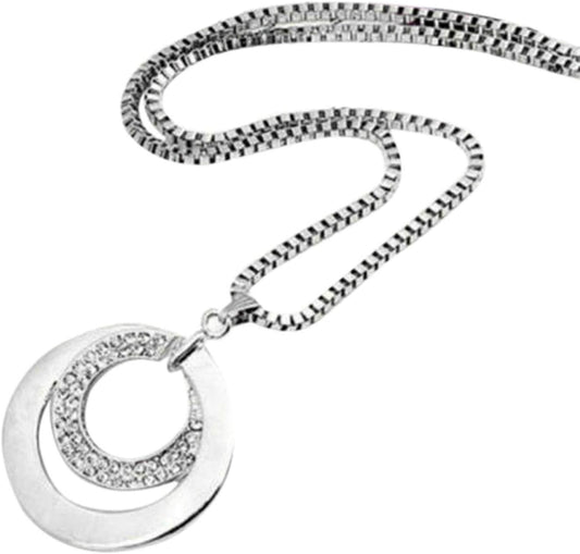 Necklaces for Women Infinity Love Heart Letter Pendant Charm Engagement Crystal Rhinestone Necklace Jewelry Gifts for Wife, Birthday or Chrismas Holiday Gift for Her, Mom, Girlfriends