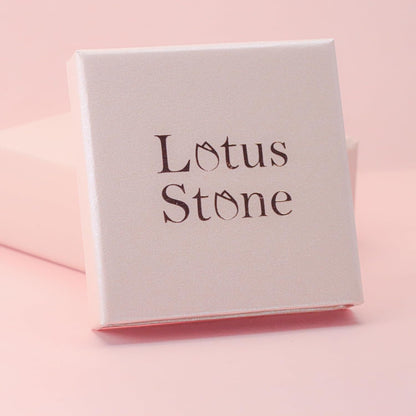Silver Pink Sapphire Necklace, Slider Solitaire Gemstone Pendant with 16" Box Chain; Pink Sapphire Birthstone Pendant Gemstone for Women by Lotus Stone Design (16, Pink Sapphire)