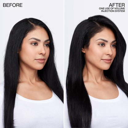 Redken Volume Injection Shampoo for Fine Hair - Adds Lift & Body, Volumizing & Detangling without Weighing Down, Paraben Free