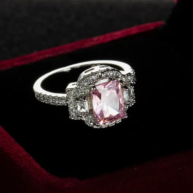 925 ring rings for women New Model Fashion Jewelry Zircon Square Rings Wedding Jewelry Engagement Diamond Rings