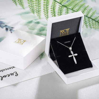 925 Sterling Silver Cross Necklace for Women Mothers Day Gifts Silver Cross Necklaces Womens Jewelry Gifts for Women Mom Her