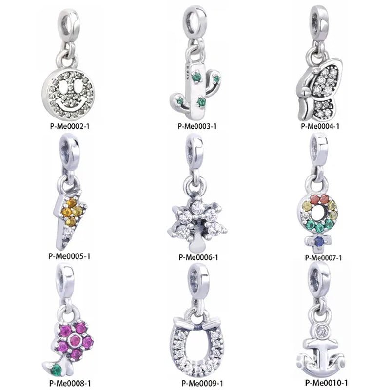 925 Sterling Silver Me Collection Dangle Charm for Me Link Bracelet - WORLD TIME VISITS