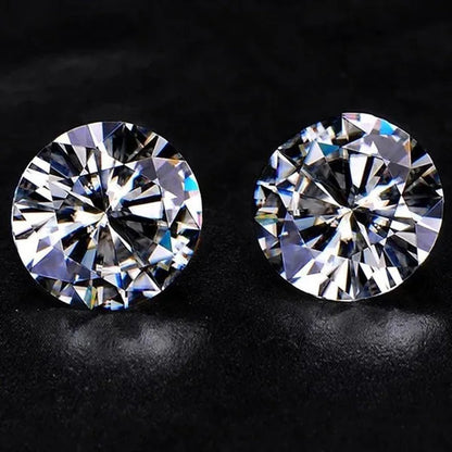 Round Brilliant Cut 1.0Ct Carat 6.5Mm E F Color Moissanites Loose Stone Ring Jewelry Bracelet Material High Quality