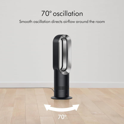Hot+Cool Fan Heater AM09 Black/Nickel, Large