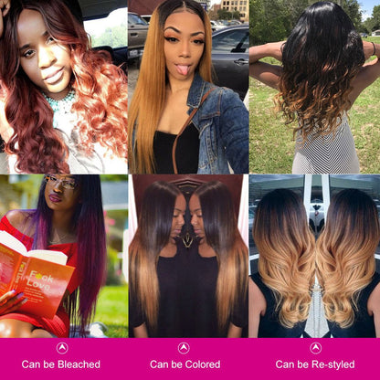10A Straight Human Hair 3 Bundles 18 20 22Inches Brazilian Virgin Unprocessed Straight Hair Weave Bundles Natural Color