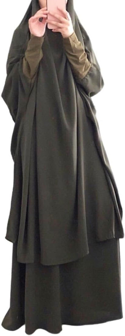 Women Muslim Dress Ramadan One Piece Prayer Garment Hijab Abaya Dubai Islam Robe African Turkey Caftan