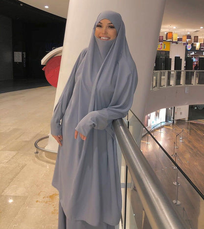 Women Muslim Dress Ramadan One Piece Prayer Garment Hijab Abaya Dubai Islam Robe African Turkey Caftan - WORLD TIME VISITS