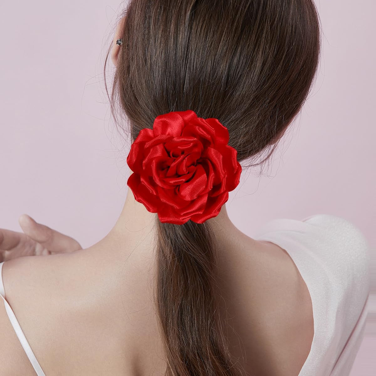 Rose Flower Brooch and Pin | Elegant Hair Clip and Accessory for Women'S Dress