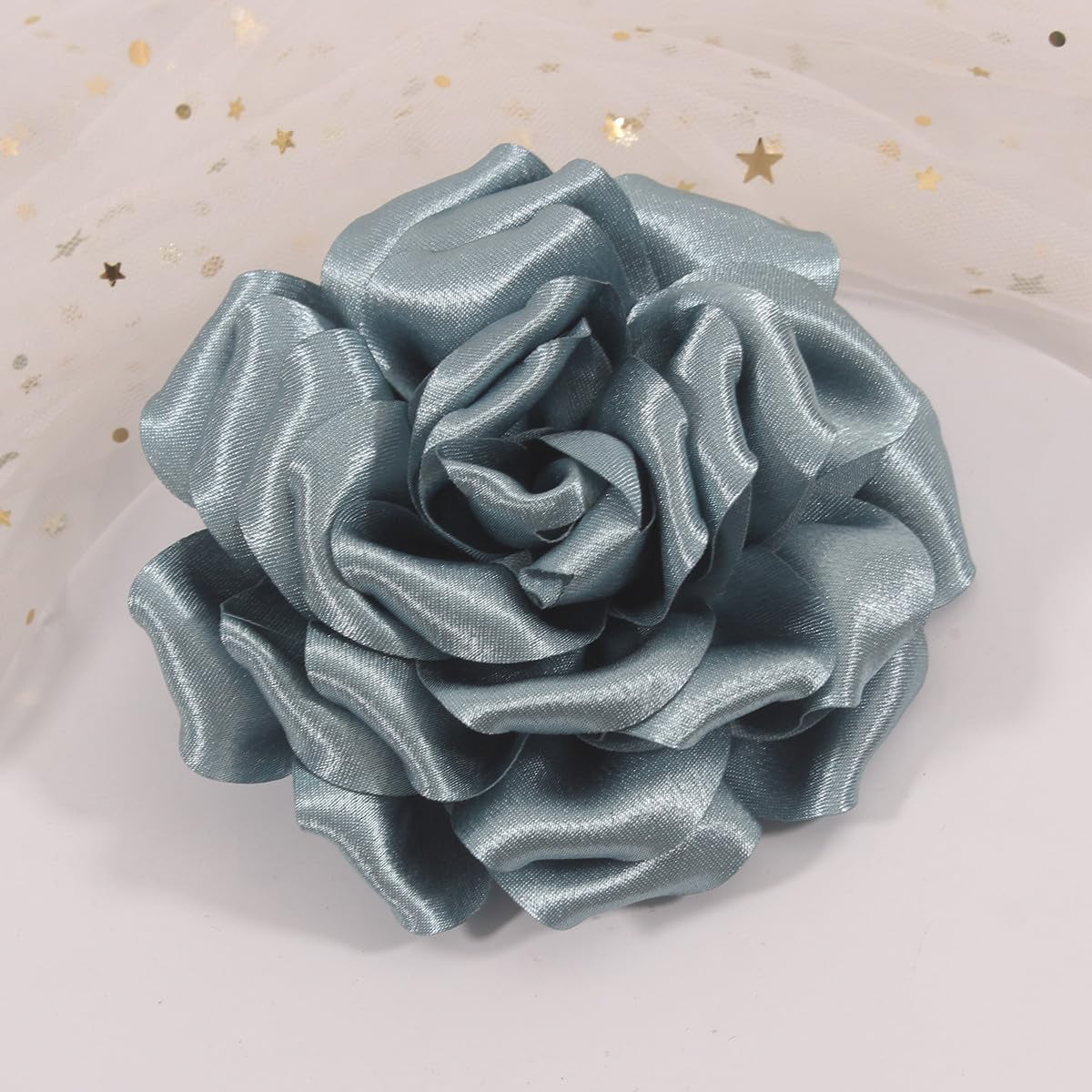 Rose Flower Brooch and Pin | Elegant Hair Clip and Accessory for Women'S Dress