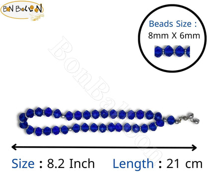 Lot 10 Crystal Tasbeeh Sebha Tasbih Sibha Subha Rosary Masbaha Muslim Islamic Islam Worry Bead Prayer Beads 33 Handmade Salah Salat Namaz Allah Muhammad Zikr Dhikr Thikr Random Assortment