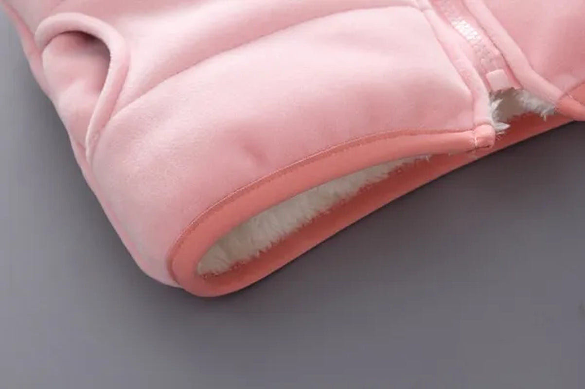 3Pcs/Set NEW Infant Baby Kids Cashmere and Thickening Winter Warm Cartoon Sika Deer Long Sleeved Hooded Coat Outerwear Jacket Pant Chidlren Outfits 3-Pieces Suit