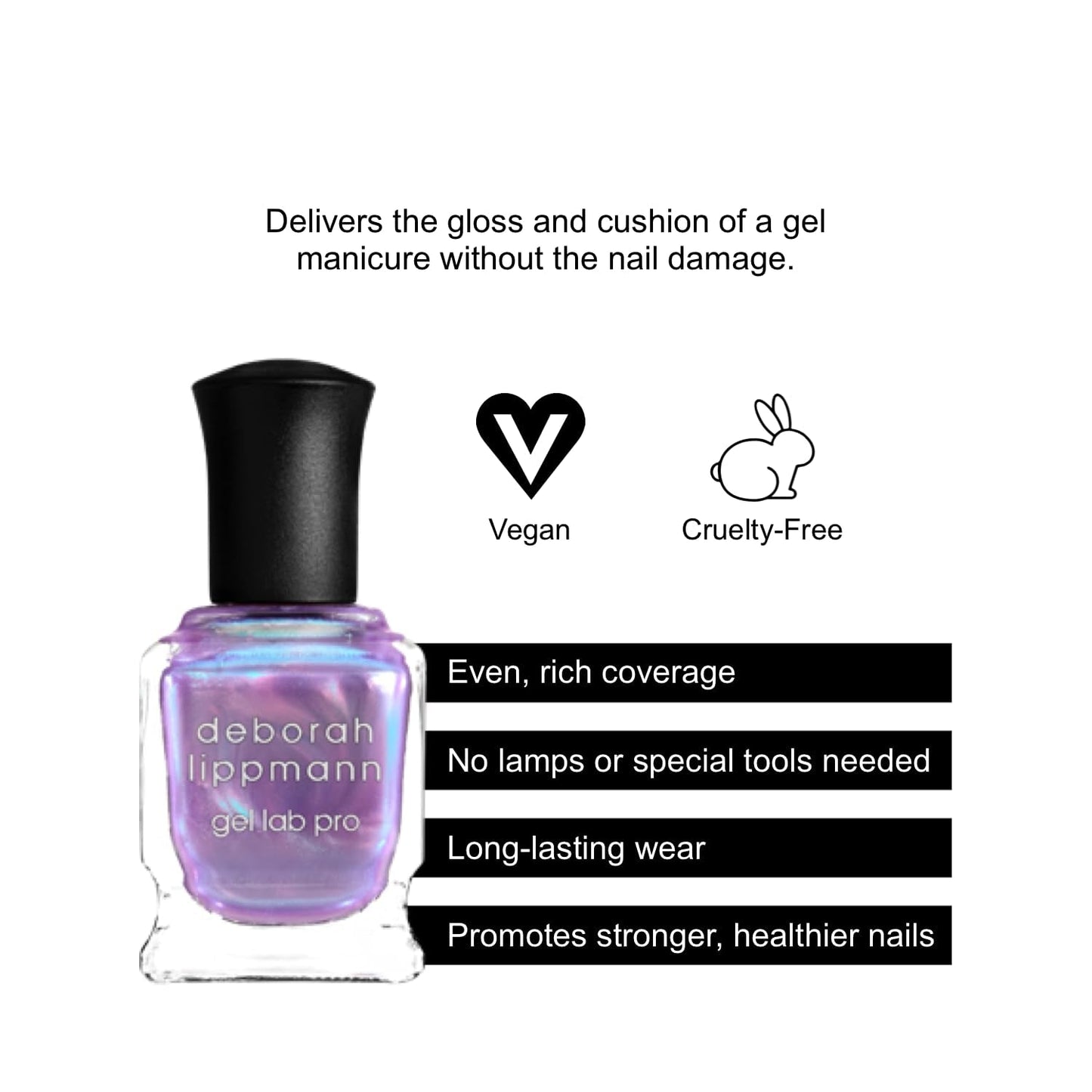 Gel Lab Pro Nail Polish | Treatment Enriched for Health, Wear, and Shine | No Animal Testing, 21 Free, Vegan | Red and Purple Colors