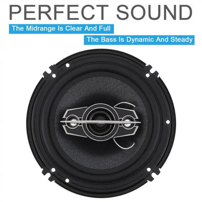 2Pcs 6 Inch 600W 4 Way Car Coaxial Speakers Music Stereo Full Range Frequency Hifi Speakers Non Destructive Installation