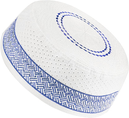 Men Muslim Prayer Kufi Hat Prayer Headwear Cap Islamic Beanie Skull Cap Embroidery Kofia Topi Sun Hat