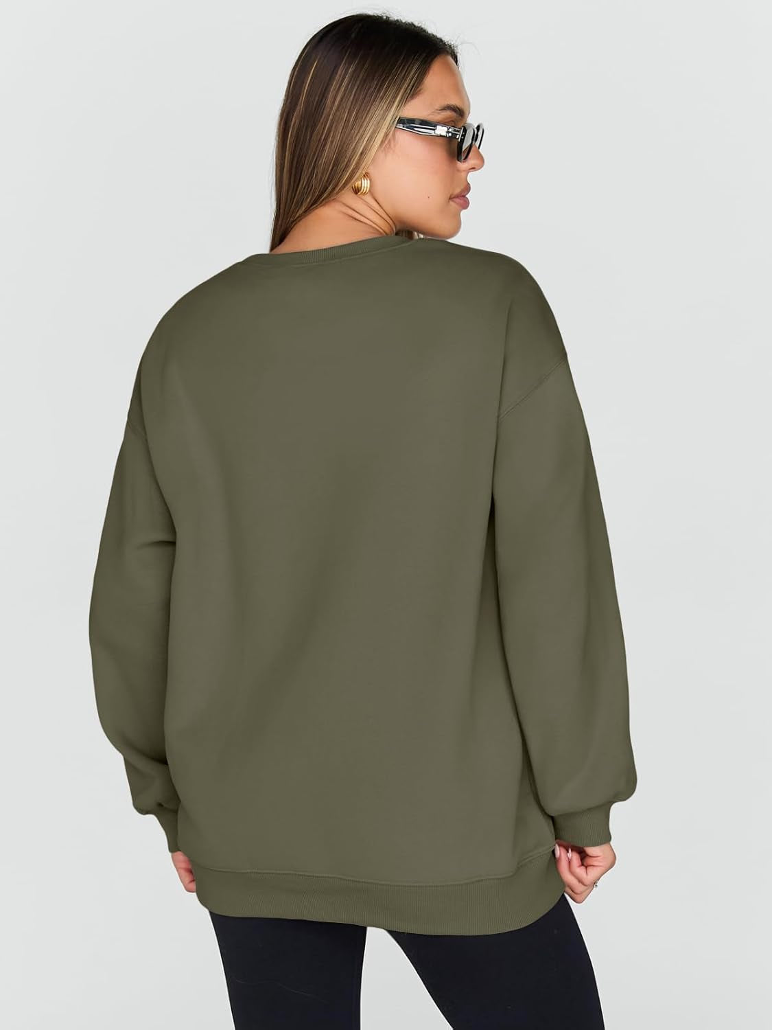Sweatshirts for Women Hoodies Oversized Crewneck Tops Sweaters Comfy Fall Winter Outfits Clothes 2025 Fashion