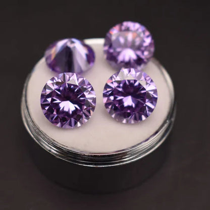 Round Brilliant Cut Moissanites Diamond Loose  Jewelry with