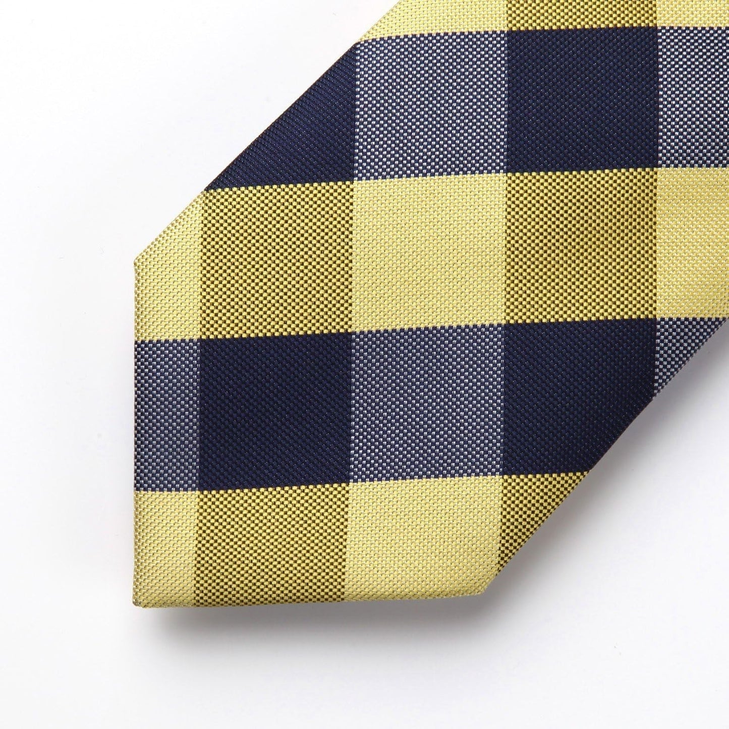Ties for Men Formal Business Plaid Checked Mens Ties and Pocket Square Set Classic Wedding Necktie Handkerchief