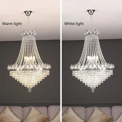 French Empire Crystal Chandelier LED Ceiling Lamp Ceiling Lighting Lamp Palace Villa