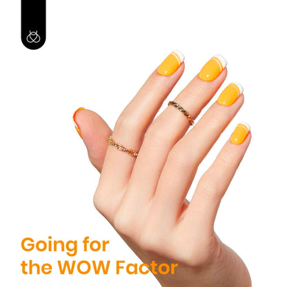 Beetles Gel Nail Polish, 1Pcs 15Ml Yellow Gel Polish Citrus Yellow Color Gel Polish Soak off Uv Led Gel Nail Art Diy Gel Nail Gift Spree Manicure for Girls Women