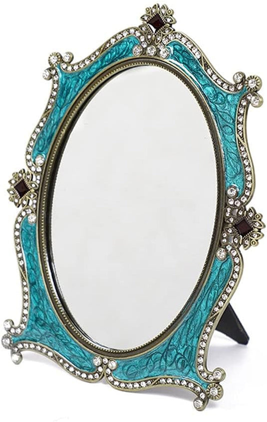 Wedding Gift Mirror Bride Retro European Style Makeup Mirror Desktop Russian Princess Dressing Mirror Exotic Style - WORLD TIME VISITS