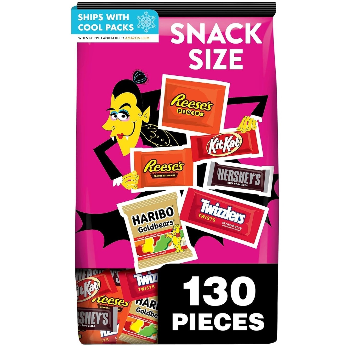 Assorted Milk Chocolate, 56.93 Oz (130 Count) - WORLD TIME VISITS