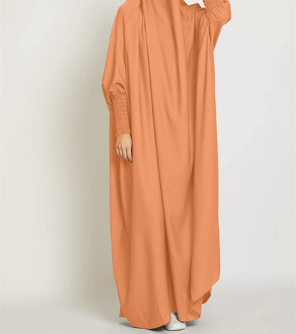 Women'S One-Piece Muslim Abaya Dress Large Overhead Prayer Ramadan Long Hijab Dress Suit(10 Colors Available)
