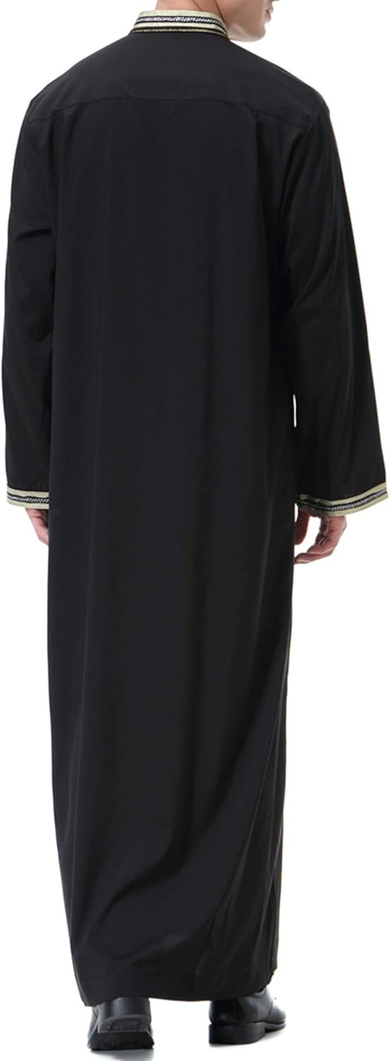 Islamic Mens Clothing Kaftan Maxi-Muslim Male Shirt Long Sleeve Abaya Dubai Cotton…