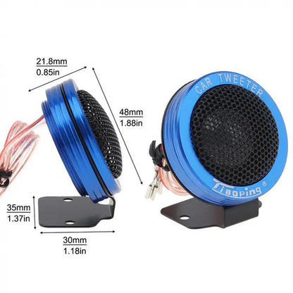 2Pcs 150W Car Silk Dome Tweeter Audio Loudspeaker Car Stereo Treble Speaker for Car - WORLD TIME VISITS