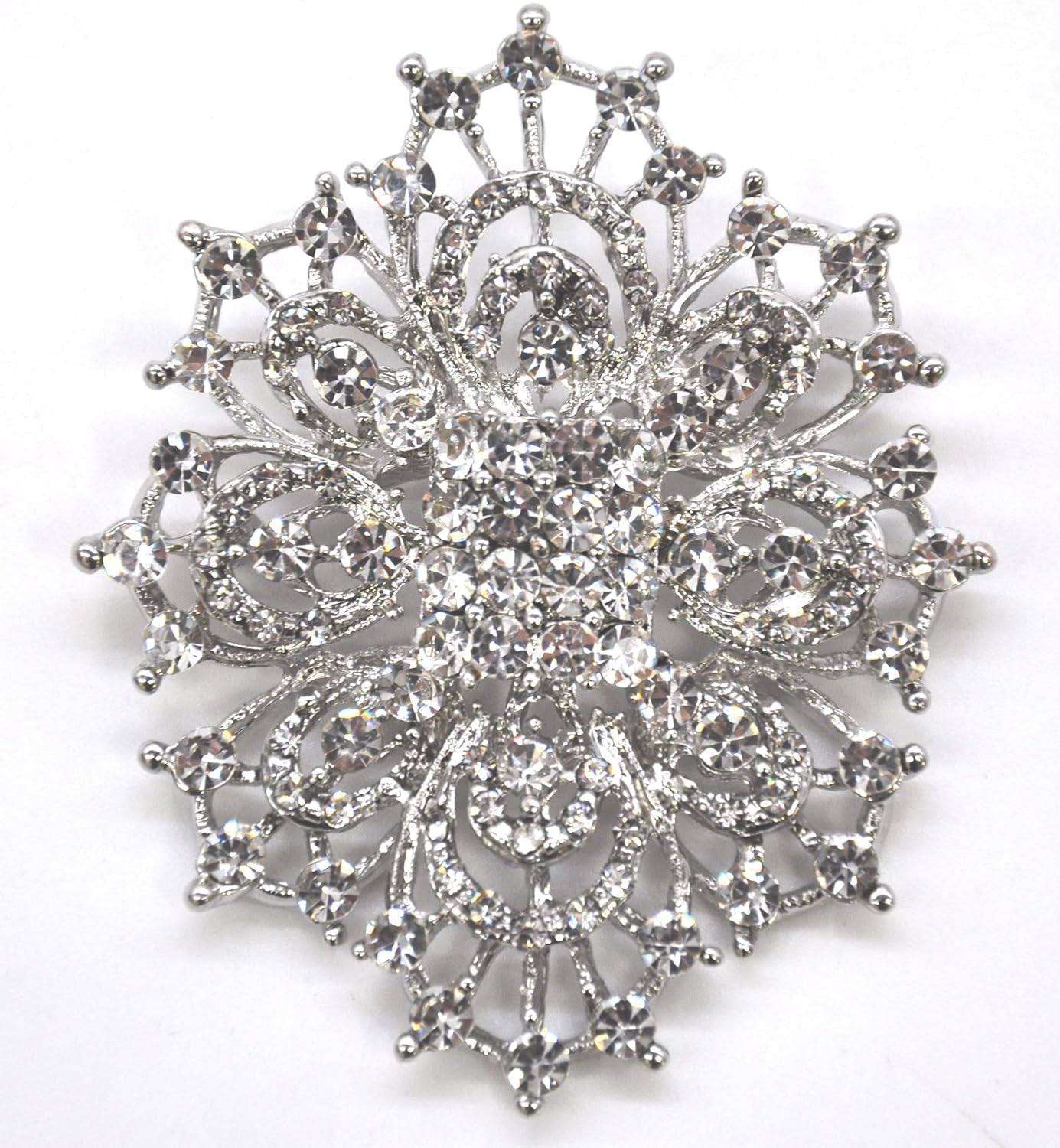 s 2 1/2-Inch Rhinestone Brooch | BW-171-182