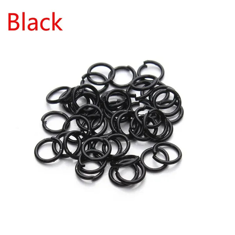 3 4 5 6 7 8 10 12 14 16 20mm metal ring silver/gold/bronze split ring connector, split ring for DIY jewelry making