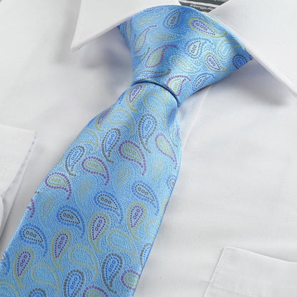 Mens Necktie Classic Paisley Event Tie + Gift Box