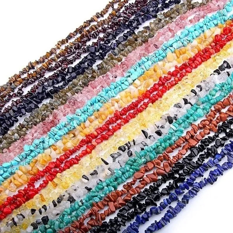 Natural Stone Irregular Agate Crystal Loose Beads for Jewelry Production DIY Bracelet Necklace Earrings Jewelry Gemstone 5-8mm