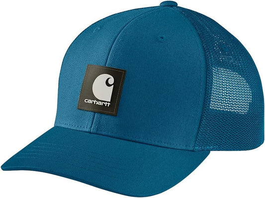 Men'S Rugged Flex Twill Mesh-Back Logo Patch Cap
