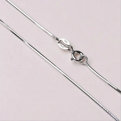 Best Ladies Chain Necklace Solid Surface Filled with 18K Gold and Italian 925 Sterling Silver Jewelry Figaro Snake Chain Necklace Fine Jewelry Length: 16-30 Inches
