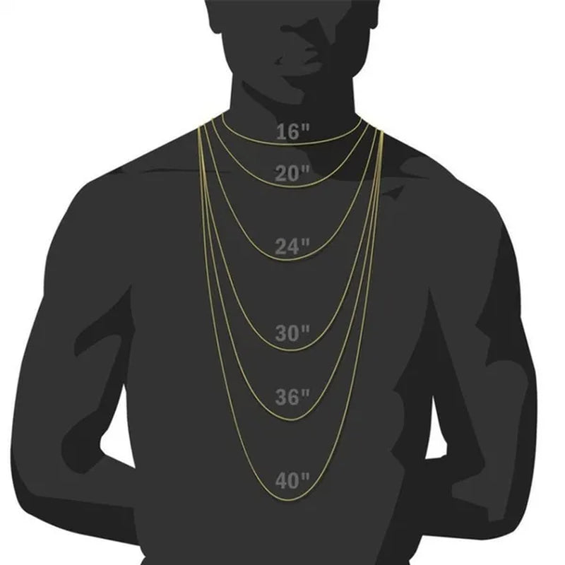 2022 New Gold/Silver Titanium Steel Chain Full Diamond Miami Cuban Link Necklace Men Punk Necklace