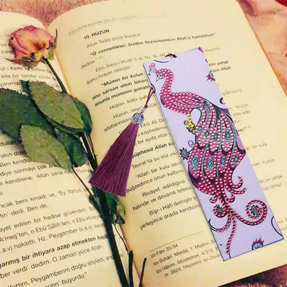 20 Types New Diy Leather Book Marks Special Shaped Diamond Painting Tassel Bookmarks Crafts 5D Exquisite Diamond Bookmark Learning Gifts - WORLD TIME VISITS