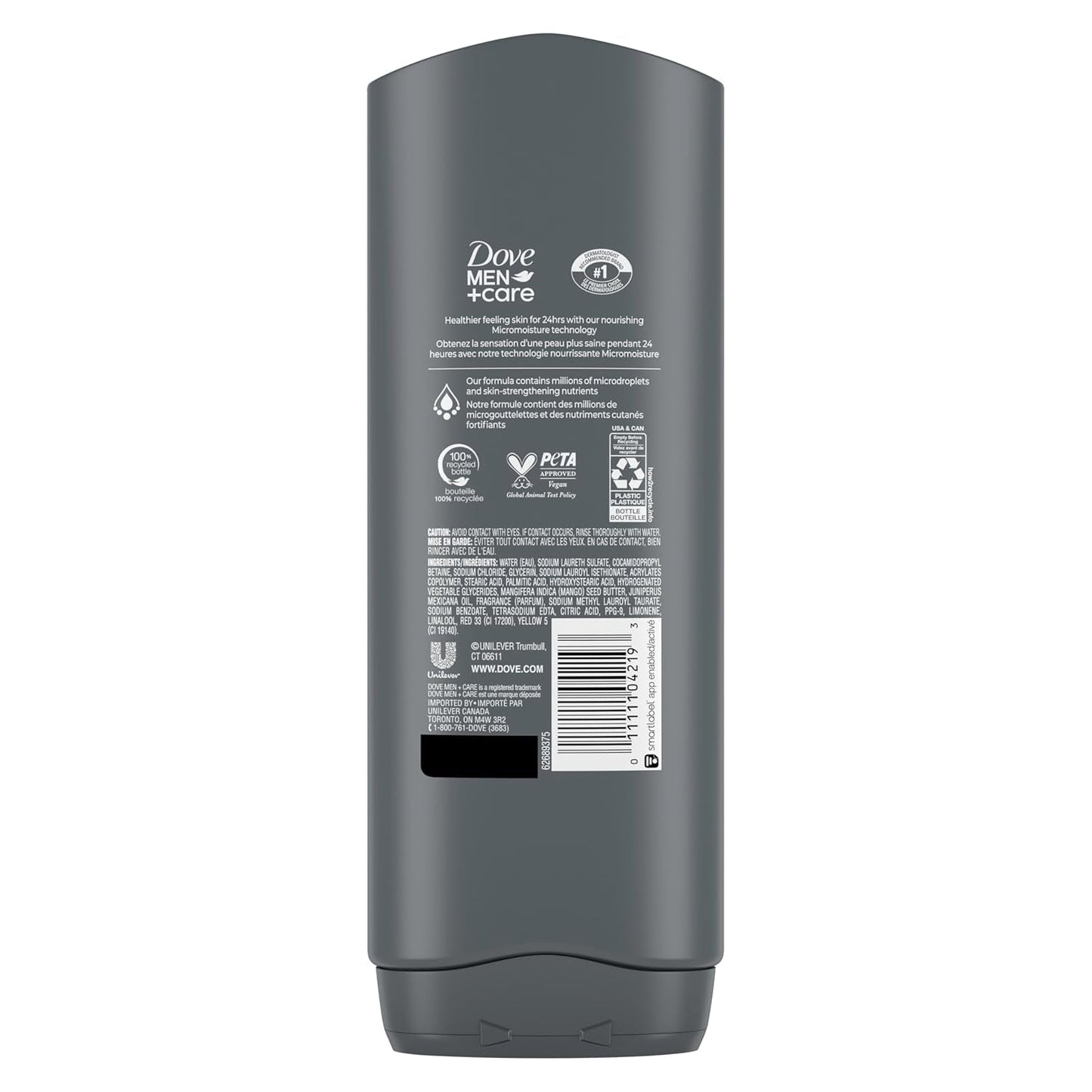 Body Wash Rejuvenating Mango + Cedarwood 4 Count for Men with 24-Hour Nourishing Micromoisture Technology 18 Oz - WORLD TIME VISITS