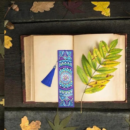5D Diamond Bookmark Kits DIY Special Shaped Painting Bookmark with Tassel Craft Supplies