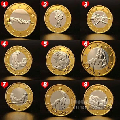 Germany Euros Coins Mix Pure Gold Coins Euro Coins Cool Maclife Couple Commemorative Coin
