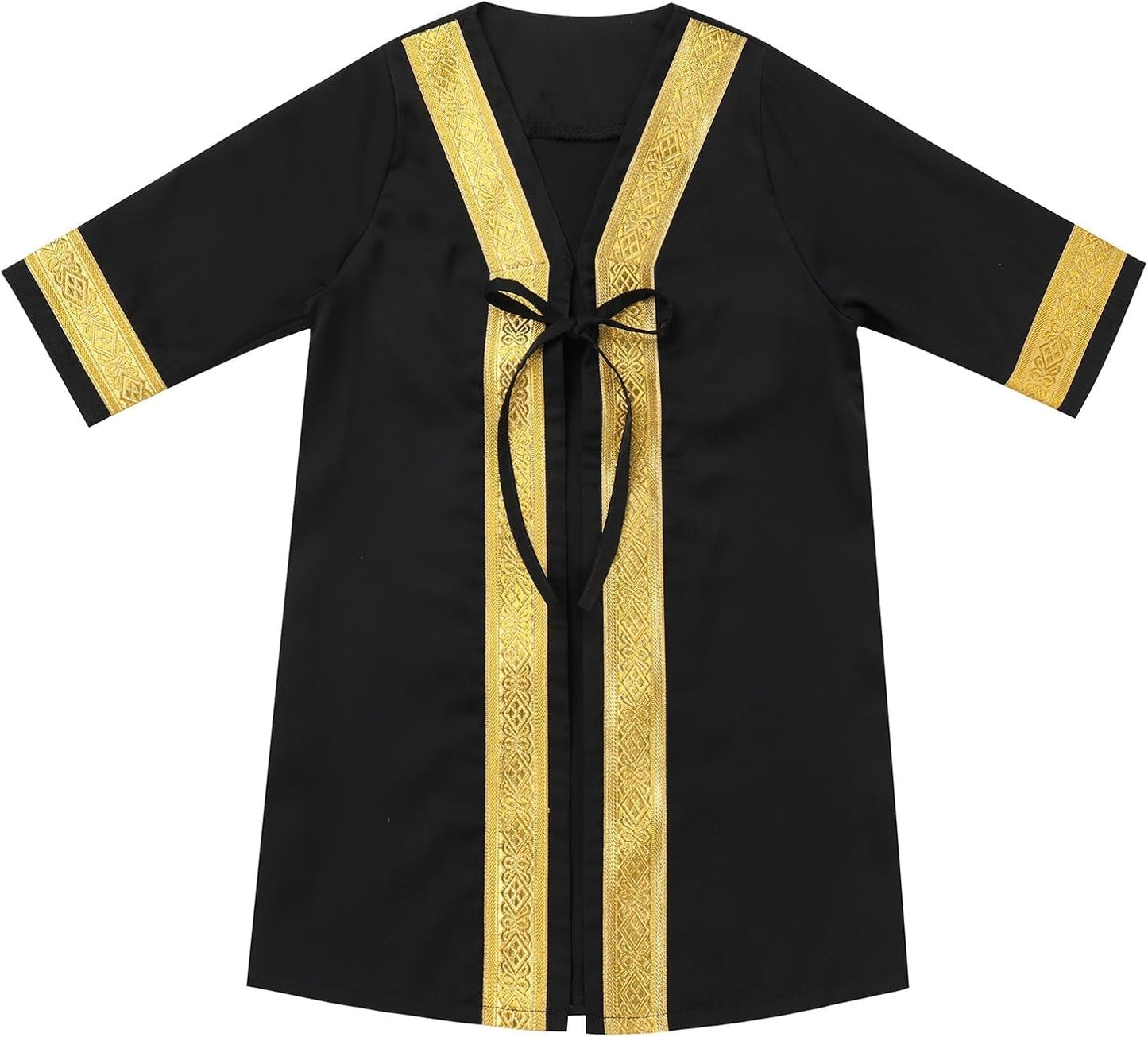 Muslim Baby Boys Prayer Outfit Abaya Toddler Kids Kaftan Newborn Infant Islamic Clothing Cardigan Robe Head Scarf Set