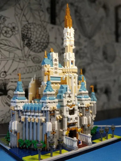 World Architecture Building Blocks Set Landmarks Diamond Blocks Toys (Height 20-40cm) Saint Basil's Cathedral, Big Ben, Taj Mahal, White House, Louvre Museum, Arc de Triomphe, London Bridge
