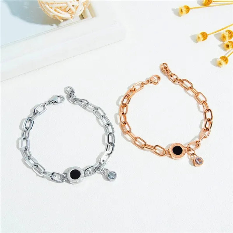 Fashion Accessories Jewelry Adjustable Bracelets Hand Chain Cubic Zirconia