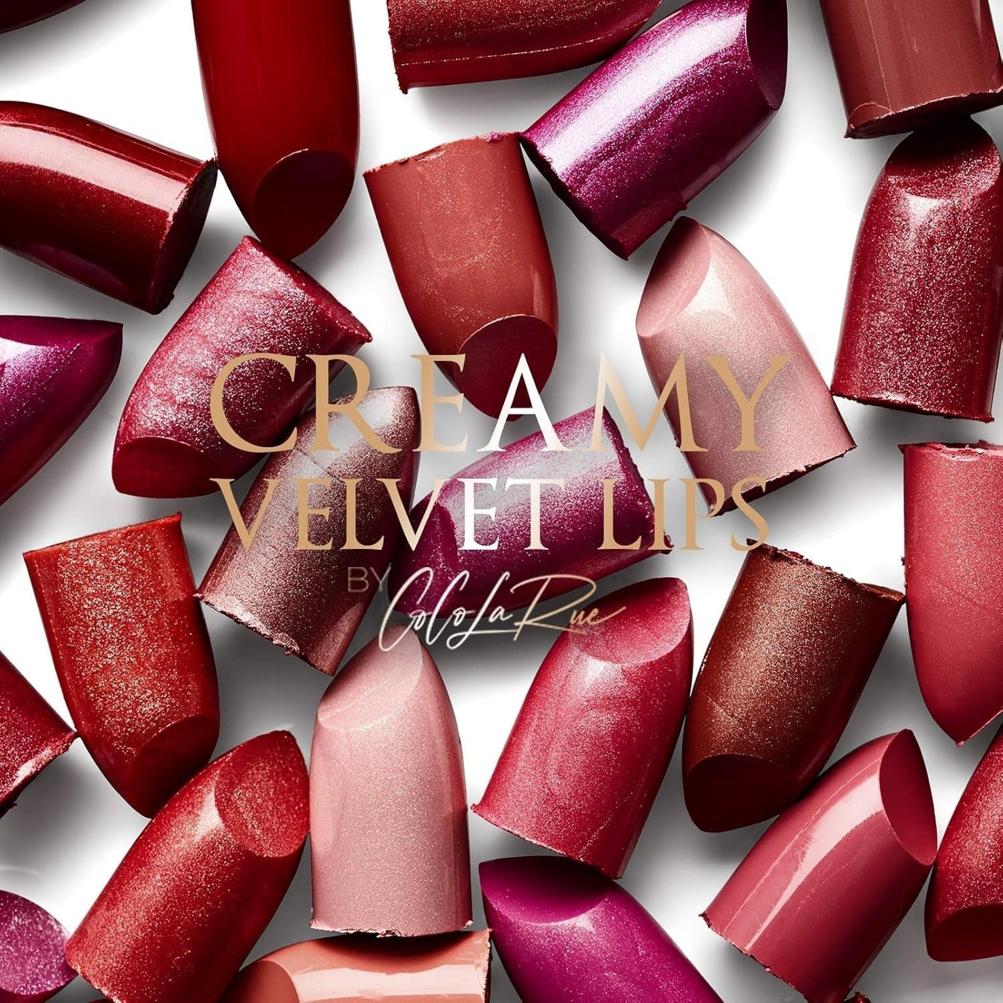 Coco La Rue Creamy Velvet Lipstick Lustrous Mauve Lipstick, High-Shine Plumping Lip Balm, Hydrating Lip Color (CLR-C 375 Vixen)