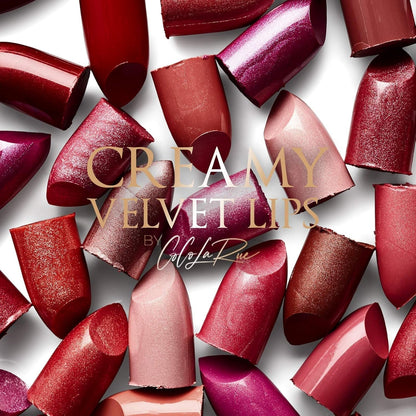 Coco La Rue Creamy Velvet Lipstick Lustrous Mauve Lipstick, High-Shine Plumping Lip Balm, Hydrating Lip Color (CLR-C 1 Russian)