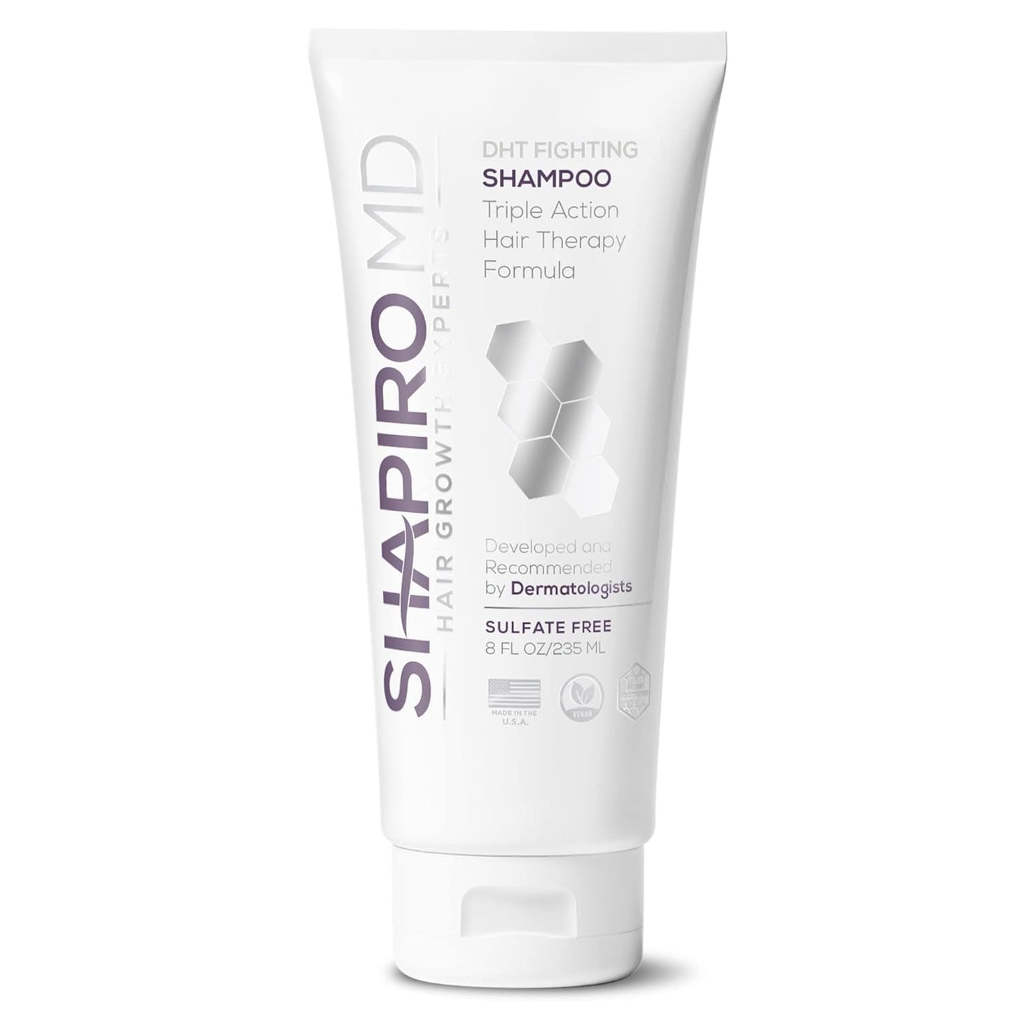 Vegan Hair Loss Shampoo for Thinning Hair | Experience Healthier, Fuller and Thicker Looking Hair (1 Month Supply)