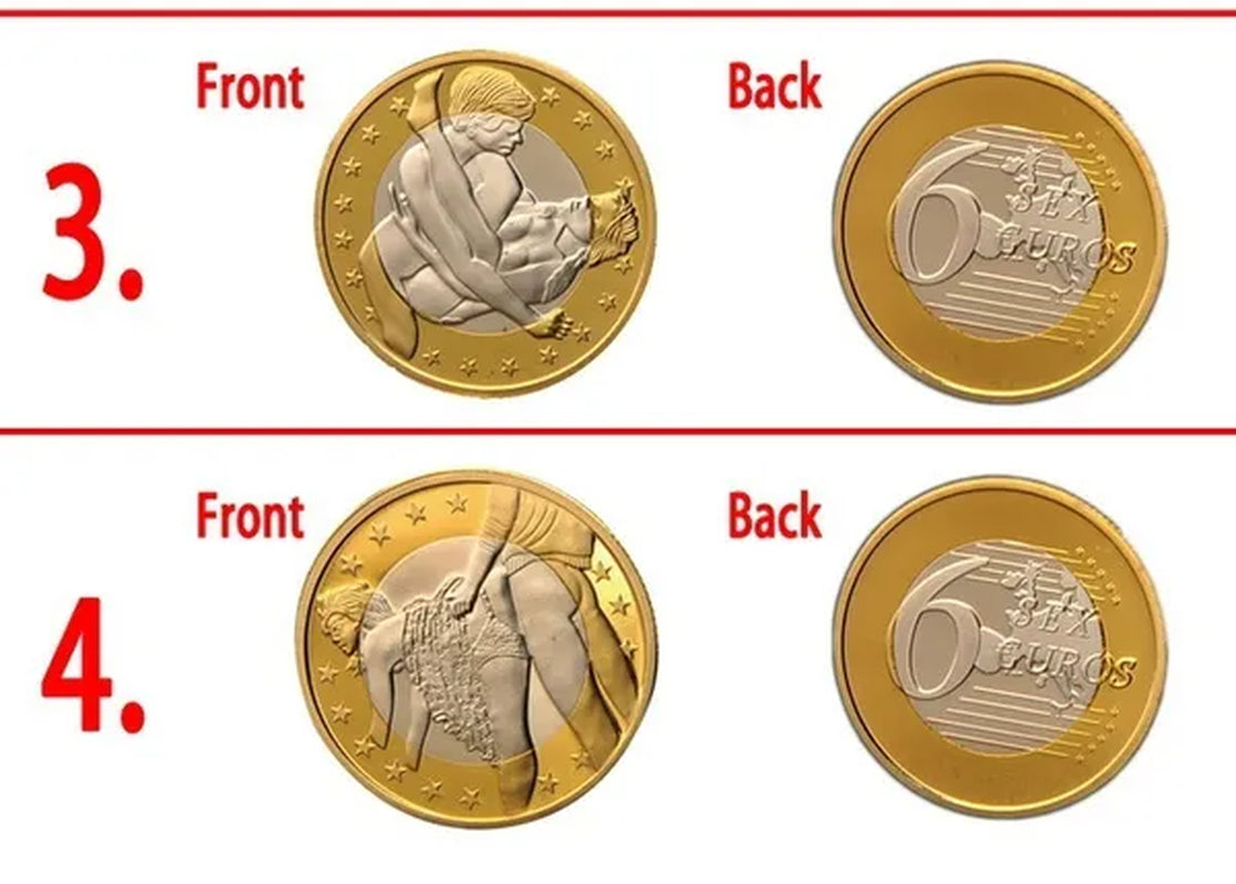 Special Offer Sale Sex Euros Coins Mix Order Pure Gold Coins Euro Coins Copy