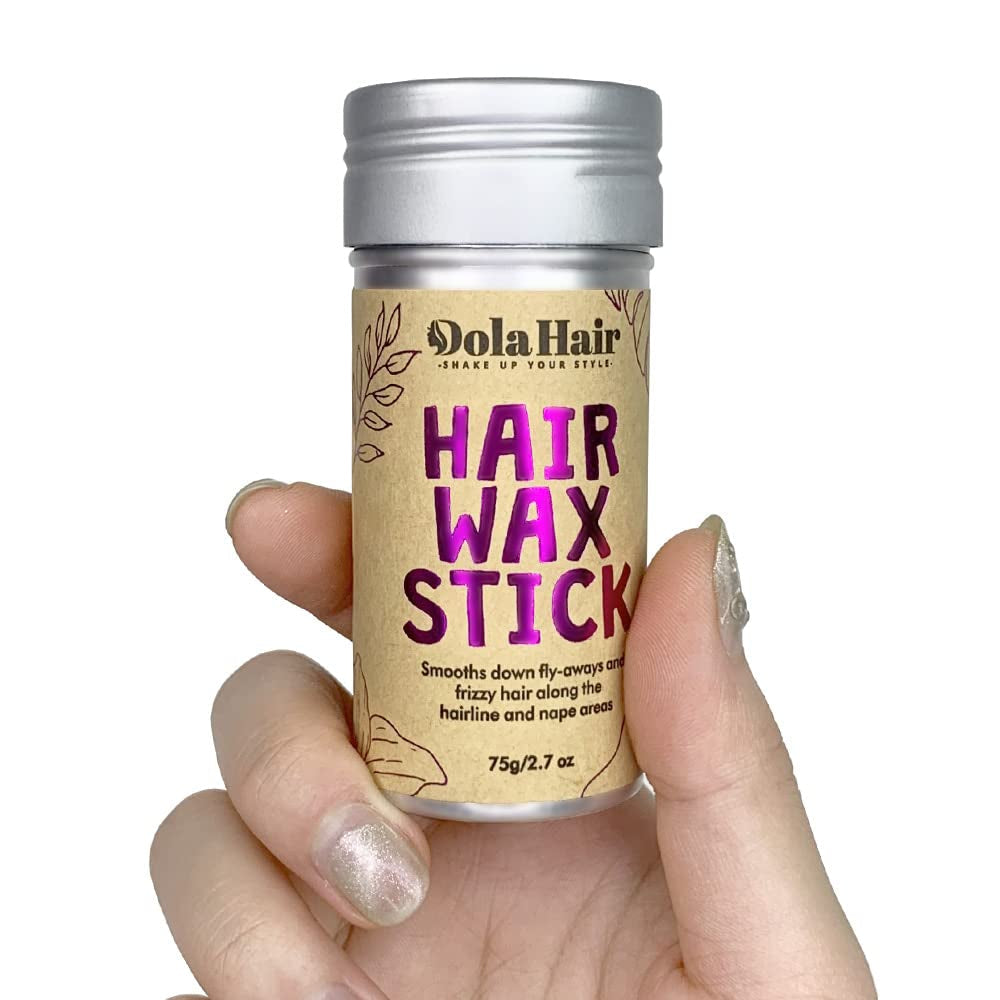 Hair Wax Stick - Flyaway Control and Styling Pomade for Kids, Women, and Men - Hair Bun Maker and Accessorie (1 Pack of Wax)