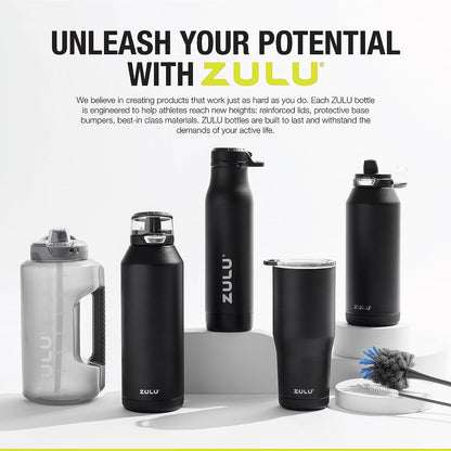 Goals Vacuum Insulated Large Capacity Stainless Steel Water Bottle | Reusable Jug Thermoses with Carry Handle | Leak-Proof Lid | Perfect for Travel, Workout, Gym, Hiking, Camping | 64Oz, 101Oz