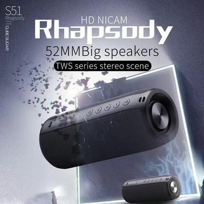 Portable,Waterproof,Wireless Speakers,Dual Pairing1500 Mins Playtime